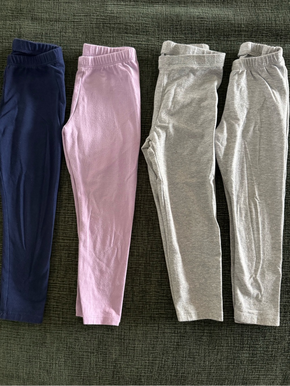 Cat & Jack Kids Leggings - Navy, Light Pink & Gray